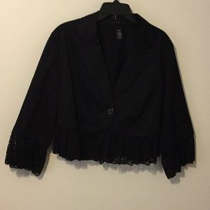 Cotton 3/4 sleeve crop top